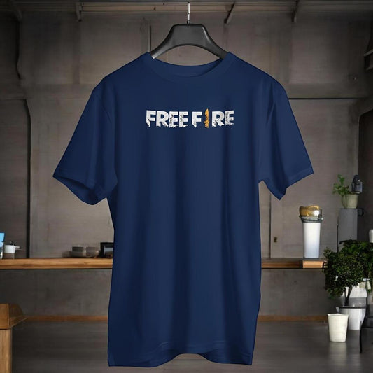 Men's Cotton Jersey Round Neck Printed T-Shirt