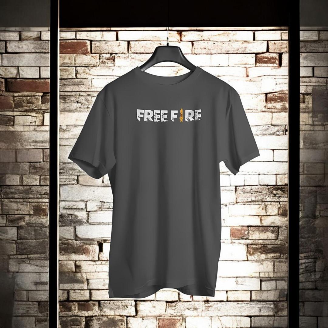 Men's Cotton Jersey Round Neck Printed T-Shirt